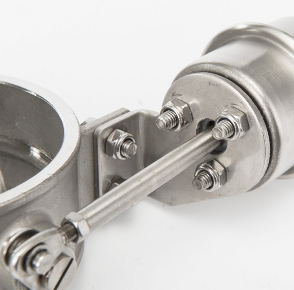 картинка Вакуумная заслонка-дроссель для выхлопа 89 мм (открытая) магазин  StreetTuning 