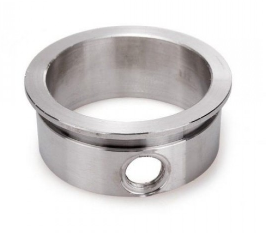 картинка Фланец V-band 76 мм, со встроенным портом для кислородного датчика магазин  StreetTuning 