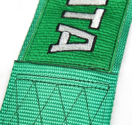 картинка 4-х точечный ремень безопасности TAKATA Style, зеленый магазин  StreetTuning 