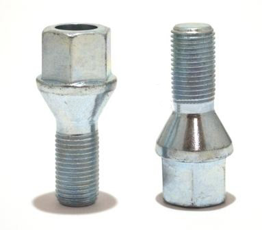 картинка Болт Starleks М12х1,25, высота 23 мм,конус, ключ 17мм, цинк (C17B23) магазин  StreetTuning 