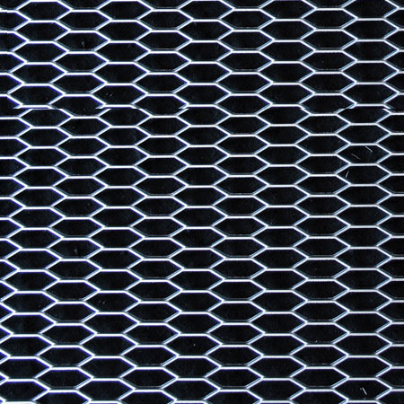 картинка Сетка - Решетка радиатора крупная ячейка, серебряный цвет магазин  StreetTuning 