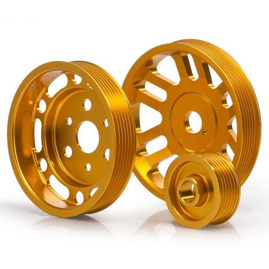 картинка Облегченные шкивы для Toyota GT86 Subaru BRZ,  золотые магазин  StreetTuning 