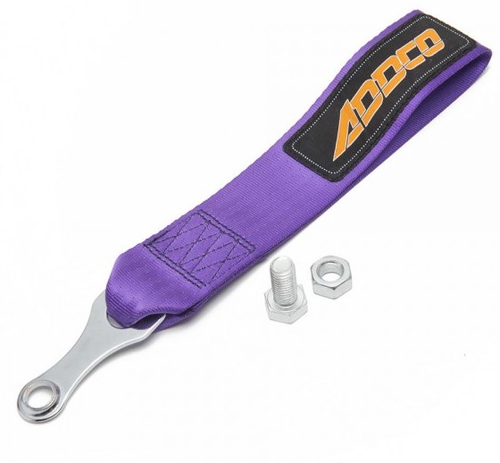 картинка Буксировочный ремень ADDCO, фиолетовый магазин  StreetTuning 