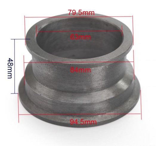 картинка Фланец переходной 2,5" V Band  - 3" V Band магазин  StreetTuning 