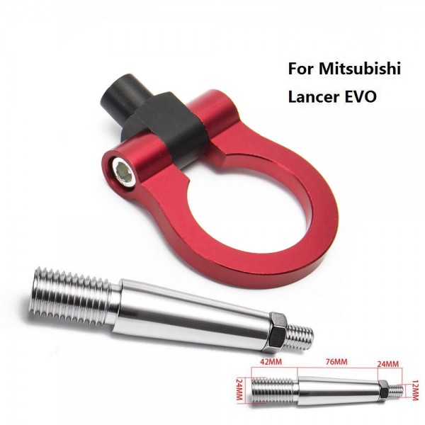 картинка Буксировочное кольцо для Mitsubishi Lancer EVO, красное магазин  StreetTuning 