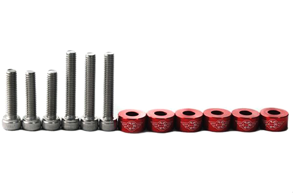 картинка Болты Epman для VTEC соленоида на Honda 6 шт, красные магазин  StreetTuning 