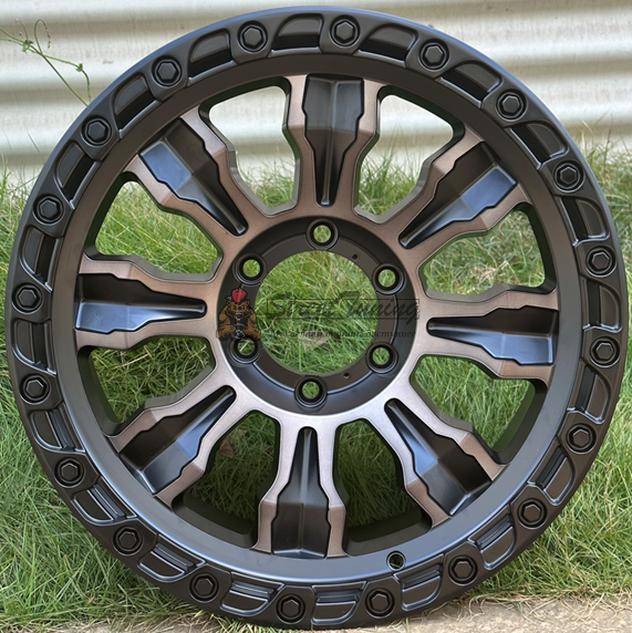картинка Диски  Replica 4X4 FBX087 R19 J9 ET0 6X139,7 black matt + broze магазин  StreetTuning 