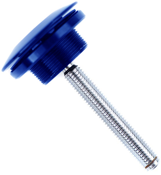 картинка Спортивные нажимные замки капота Epman, цвет синий магазин  StreetTuning 