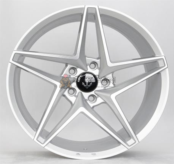 картинка Диски Veemann V-FS46 R18 J9 ET38 5X114,3 silver+polished магазин  StreetTuning 