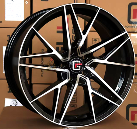 картинка Диски  Inforged GL105 R18 J8 ET38 5X112 black+polished магазин  StreetTuning 