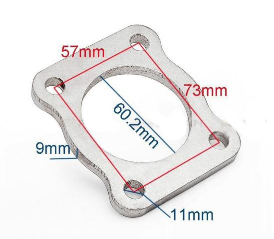 картинка Фланец для Mitsubishi EVO 1 2 3 DSM  VR4 магазин  StreetTuning 