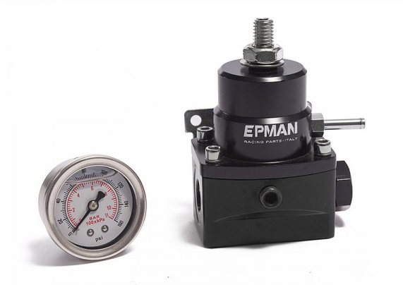 картинка Топливный регулятор  Aeromotive Style без установочного комплекта , черный, с монометром магазин  StreetTuning 