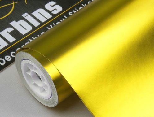 картинка Матовый хром Carbins USA золотой (1.52м х 18м) магазин  StreetTuning 