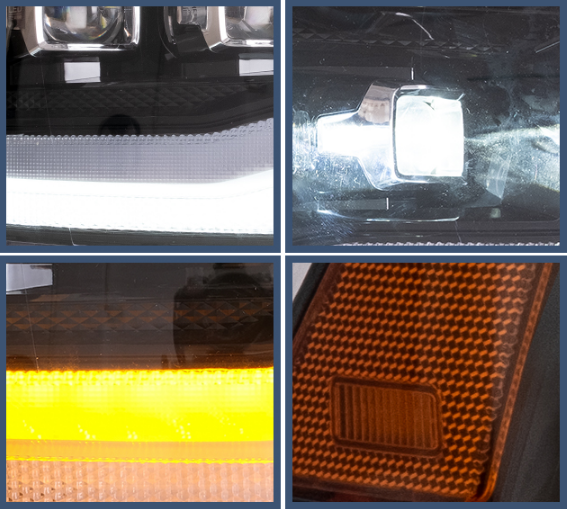 картинка Передние фары для Dodge RAM1500 09-18/RAM1500 CLASSIC 19-21 магазин  StreetTuning 