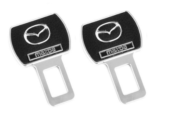 картинка Заглушка в ремень Mazda цвет черный (пара) магазин  StreetTuning 