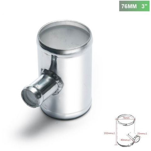 картинка Тройник т-образный / адаптер blow off универсальный 76 мм х 25 мм. магазин  StreetTuning 