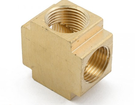 картинка Адаптер тройник под сенсор 1/8 BSP мама х 4, латунь магазин  StreetTuning 