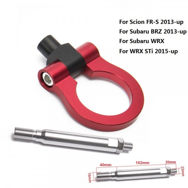 картинка Буксировочное кольцо для Subaru WRX, красное магазин  StreetTuning 