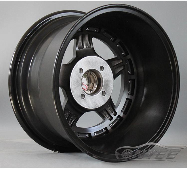 картинка Новые диски WORK Meister CR01 R15 4х100 ET15 J8,25 черный мат + бронза магазин  StreetTuning 