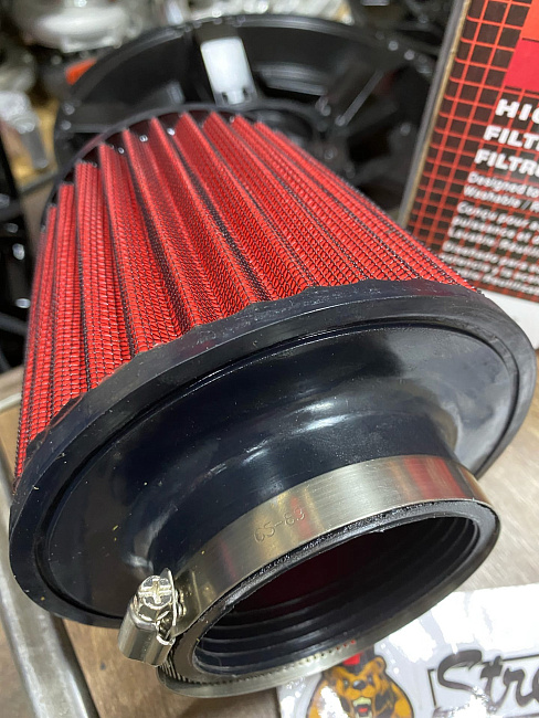 картинка Воздушный фильтр нулевого сопротивления K&N Style, красный магазин  StreetTuning 