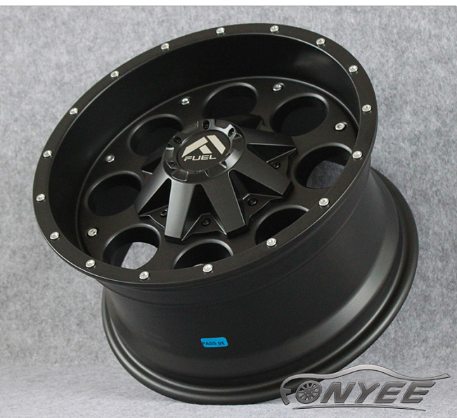 картинка Новые диски Fuel D525 R15 5x114,3 ET0 J8 черный мат магазин  StreetTuning 