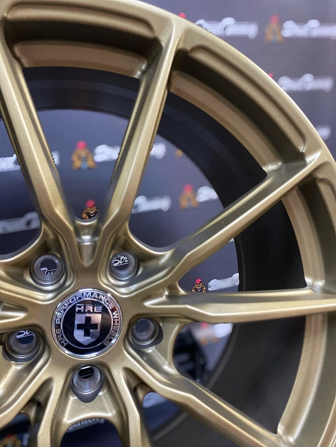 картинка Новые диски HRE DQ015 Flow Forming R19 J8.5 ET35 5x114.3 Bronze Mat магазин  StreetTuning 