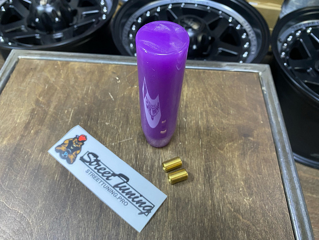 картинка Ручка КПП, цилиндр JDM 15 см, фиолетовая магазин  StreetTuning 