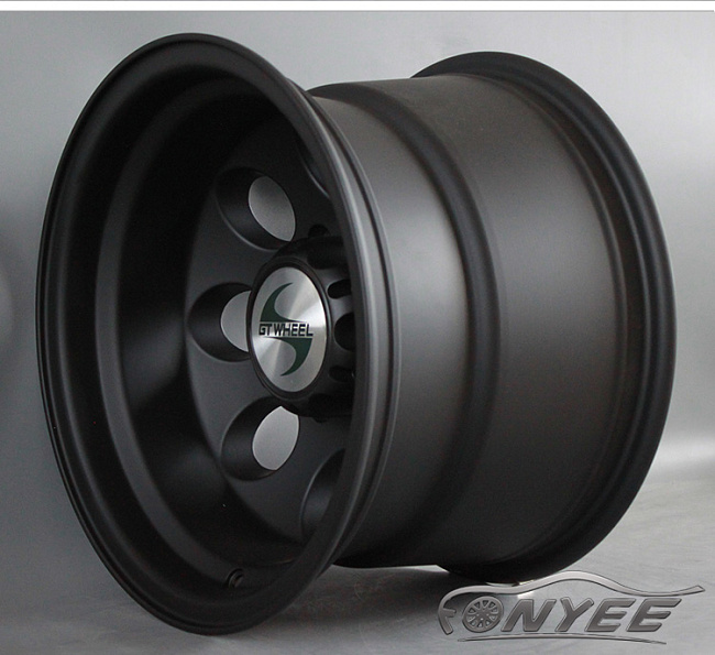 картинка Новые диски GT wheels style 2 R16 6x139,7 ET-25 J8 черный мат магазин  StreetTuning 