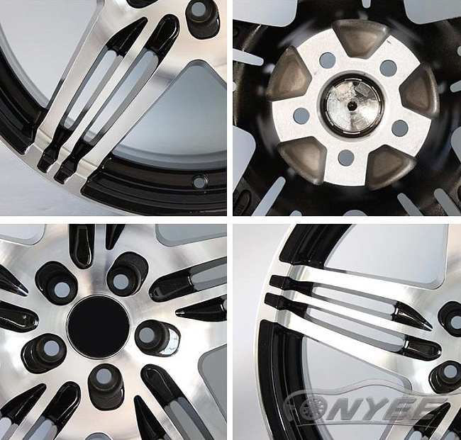 картинка Новые диски Royal wheels R19 5X100 ET30 J8,5 серебро + черный глянец магазин  StreetTuning 