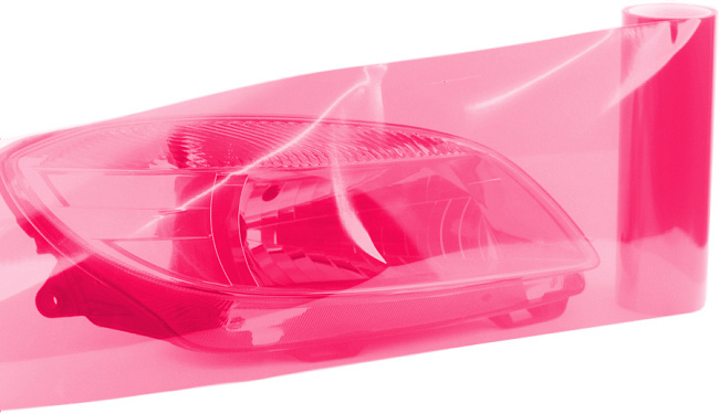 картинка Глянцевая тонировка для фар, розового цвета магазин  StreetTuning 