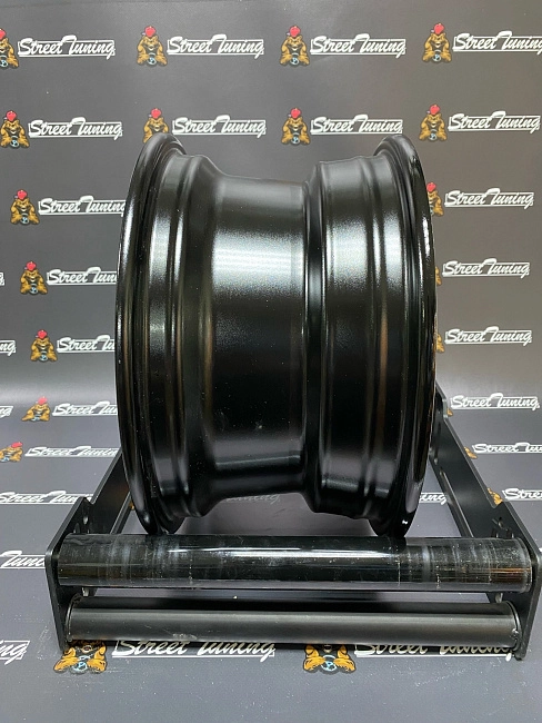 картинка Новые диски Watanabe R13 J7 ET(-7) 4x100/114.3 Black + Silver магазин  StreetTuning 