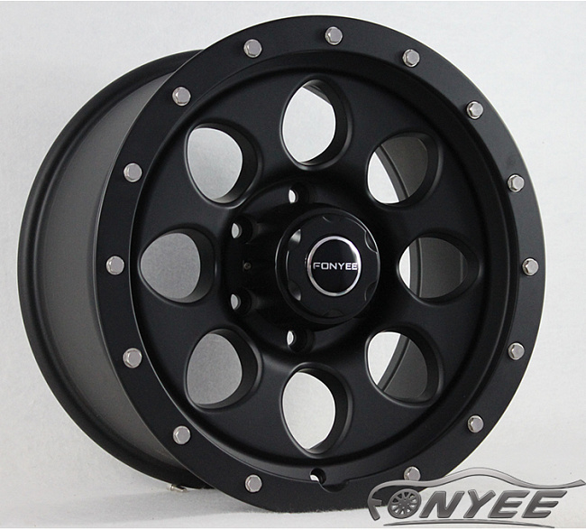 картинка Новые диски R wheels model2 R17 6х139,7 ET20 J9 черный мат магазин  StreetTuning 