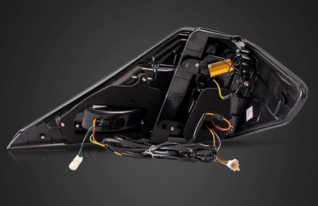 картинка Задние фонари светодиодные Toyota Alphard / Vellfire 2008-2015г темные магазин  StreetTuning 