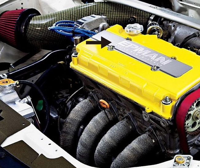 картинка Крышка свечей зажигания Epman для Honda , серая магазин  StreetTuning 