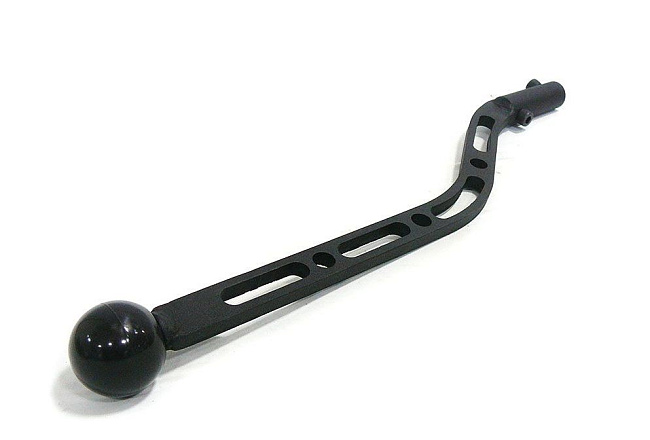 картинка Ручка КПП ВАЗ 2101-07 удлиненная, с перфорацией (овальные отверстия) магазин  StreetTuning 