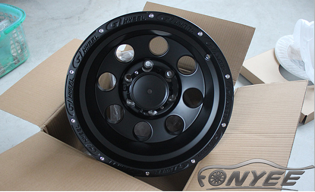 картинка Новые диски GT Wheel R15 6X139,7 ET0 J8 черные матовые магазин  StreetTuning 