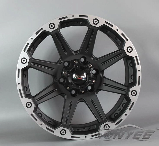 картинка Новые диски IWheel design R18 5X139,7 ET20 J8,5 черный мат + серебро магазин  StreetTuning 