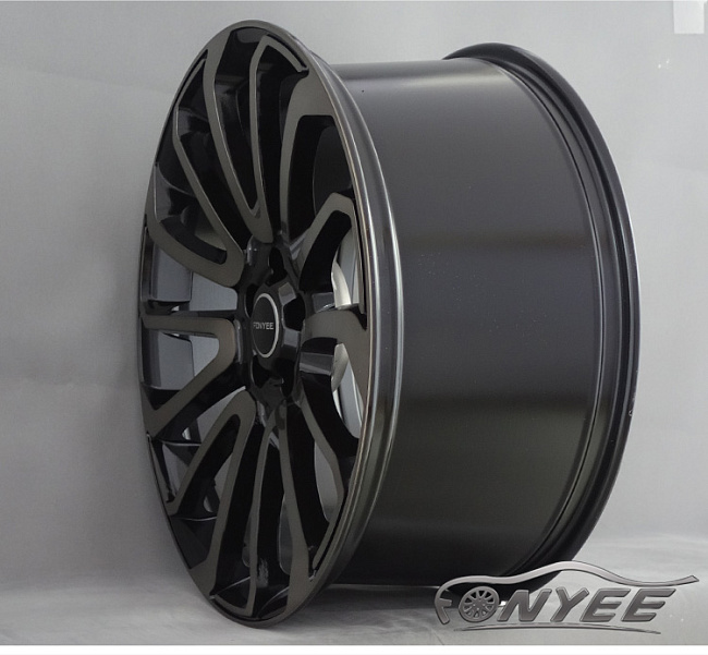 картинка Новые диски Range Rover Autobiography Wheels HSE Sport R22 5x120 ET45 J10 черный глянец + серебро с оттенком бронзы магазин  StreetTuning 