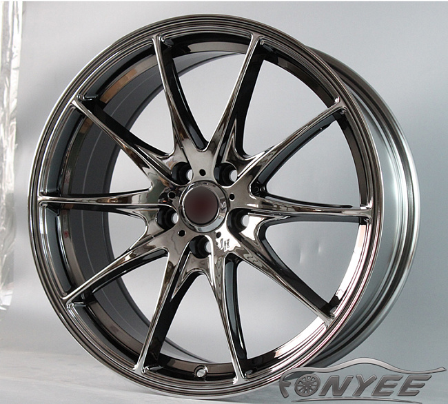 картинка Новые диски Rays G25 R19 5X114,3 ET40 J9,5 черный хром магазин  StreetTuning 