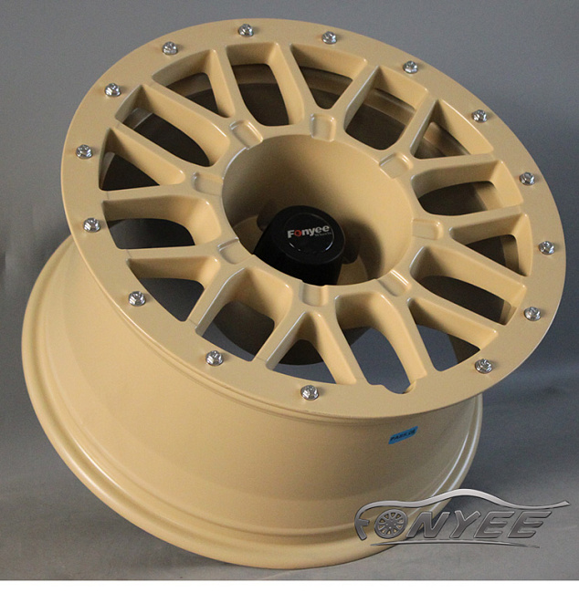 картинка Новые диски R wheels R17 5X127 ET-16 J9 желтовато-коричневый магазин  StreetTuning 