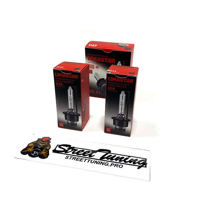 картинка Ксеноновые лампы Limastar D2S , 6000К, к-т 2 шт магазин  StreetTuning 