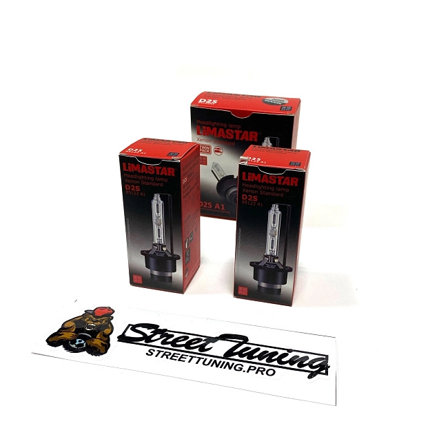 картинка Ксеноновые лампы Limastar D2S , 6000К, к-т 2 шт магазин  StreetTuning 