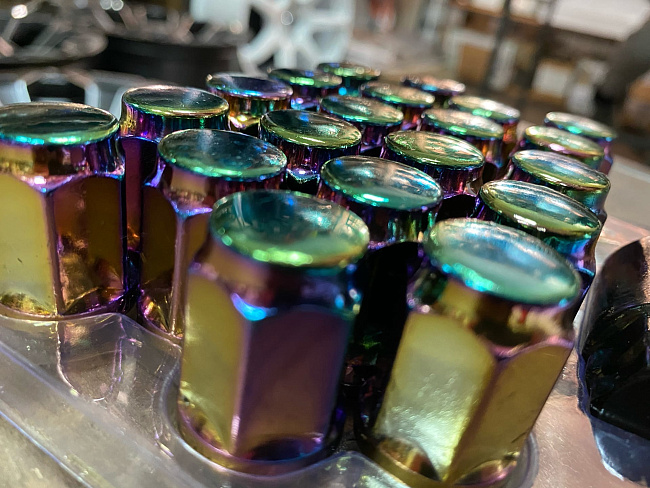 картинка Комплект гаек Starleks M14x1.5 высота 35 мм, неохром - 20 шт магазин  StreetTuning 