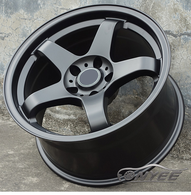 картинка Новые диски Bee*R B5 R17 J9 ET15 5x114,3 черный мат магазин  StreetTuning 