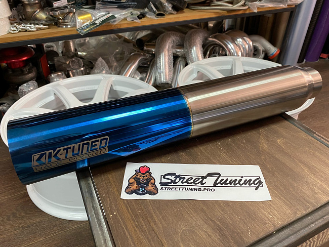 картинка BIG Насадка на глушитель K-Tuned Race Proven длина 520 мм магазин  StreetTuning 