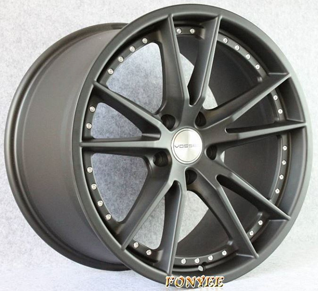 картинка Новые диски Vossen R19 5X112 ET35 J9,5 черный мат магазин  StreetTuning 