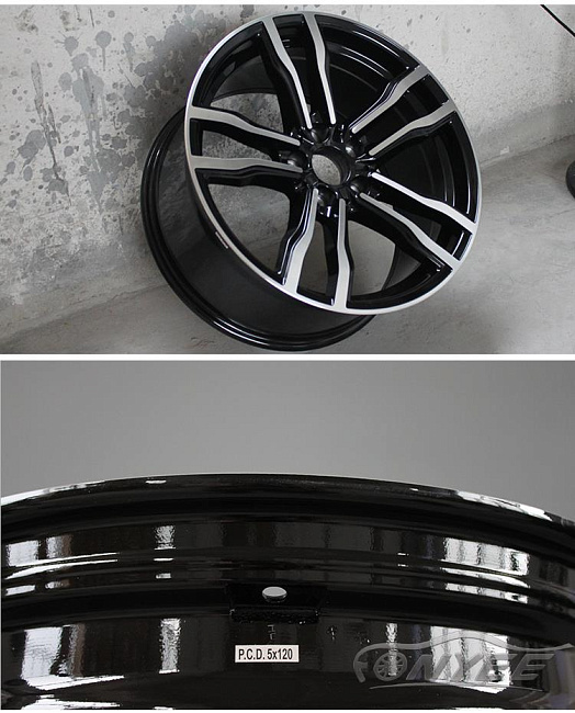 картинка Новые диски BMW 668 M STYLE  R18 5x114,3 ET38 J8,5 черные магазин  StreetTuning 