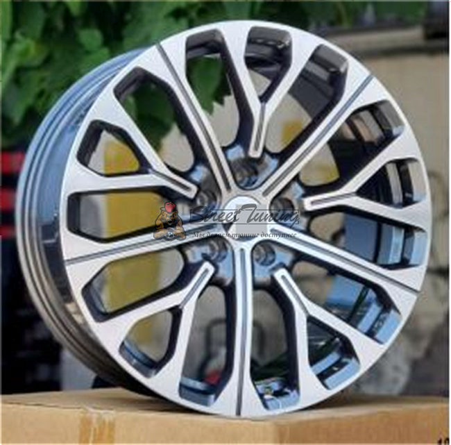 картинка Диски Купить Kipardo FBX276 R20 J8.5 ET43 5X120 graphite+pllished магазин  StreetTuning 