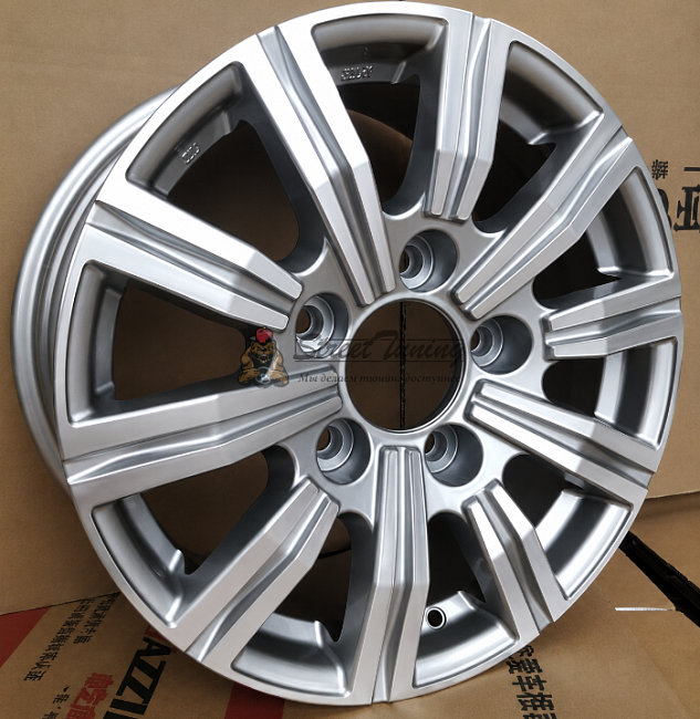 картинка Диски  Lexus TY242 R18 J8 ET50 5X150 gray + polished магазин  StreetTuning 