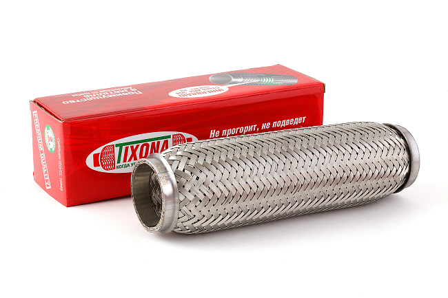 картинка Гофра глушителя Tixona (сталь 304 трехслойная) 50*250 магазин  StreetTuning 
